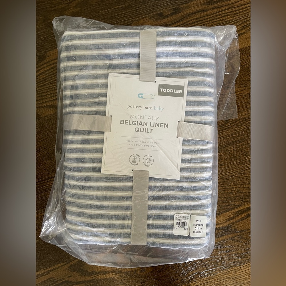 New in package, Pottery Barn kids toddler quilt